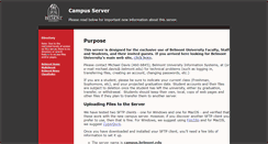 Desktop Screenshot of campus.belmont.edu