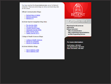 Tablet Screenshot of forum.belmont.edu